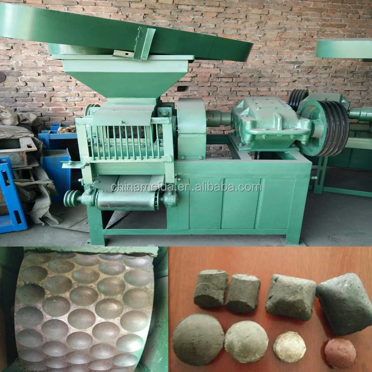 Pressure rice husk biomass sawdust briquette making machine charcoal coal ball pressing machine