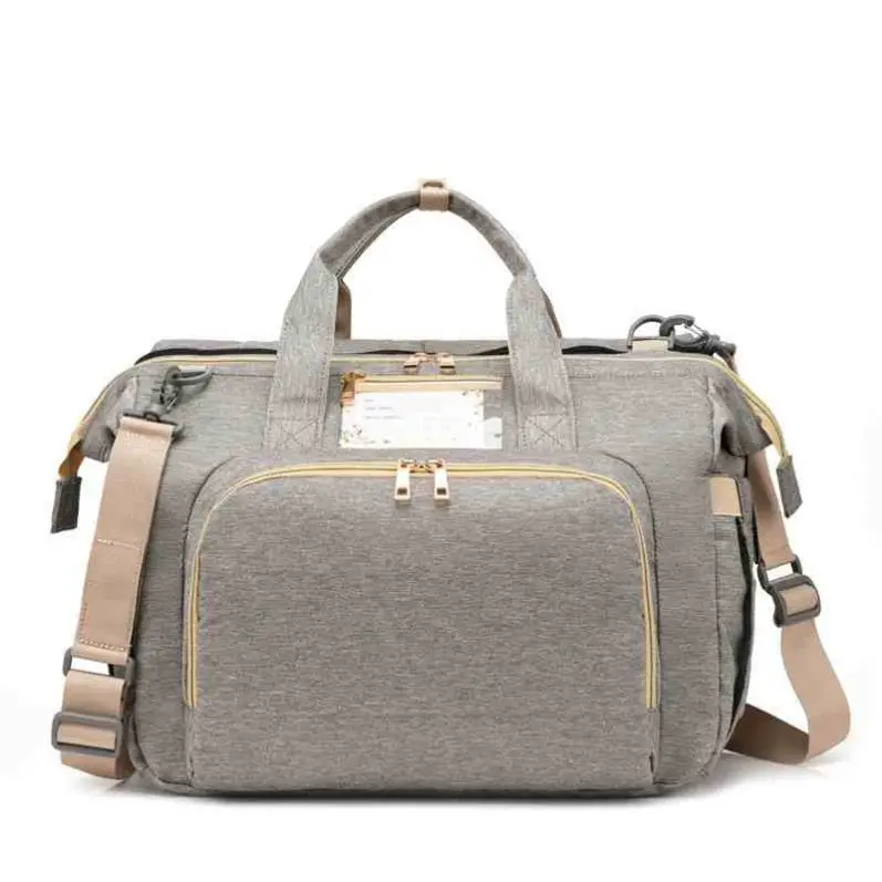 Factory outlet baby diapers waterproof breathable wear resistant multi function mommy diaper bag with change diaper station