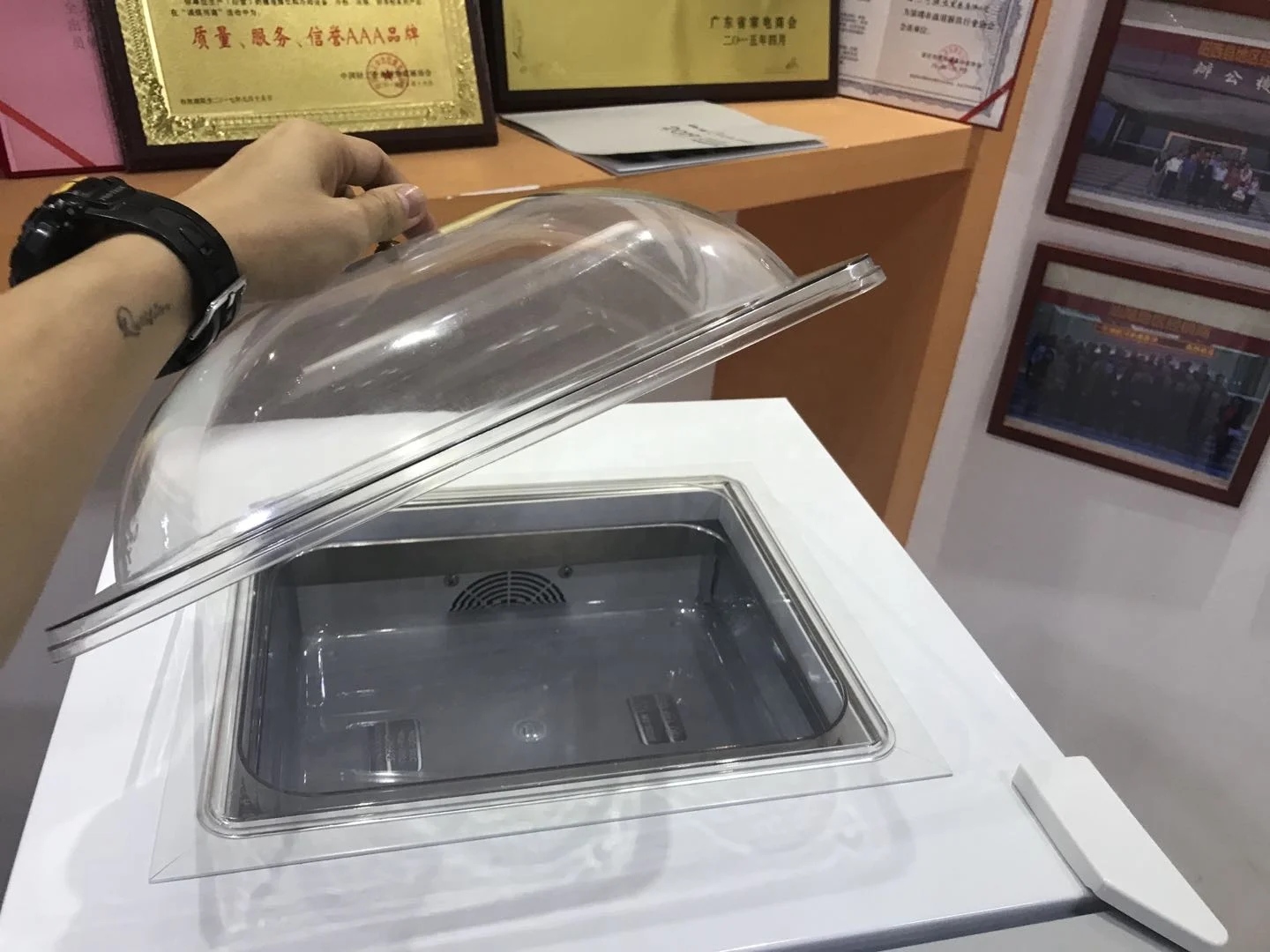  Suiling модель LGZ-160T с открытым верхом Охладитель Бутылок для рынка Среднего Востока мини-бар кулер/напитков и Конфета сделай сам/сахар