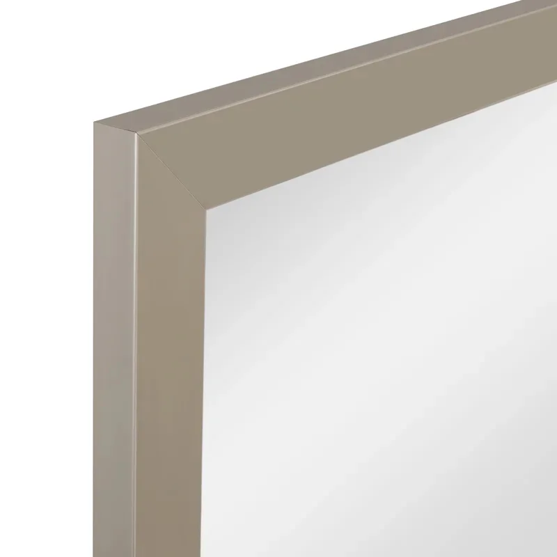 Customized modern suit mirror wall decor modern silver mirrored w shape console