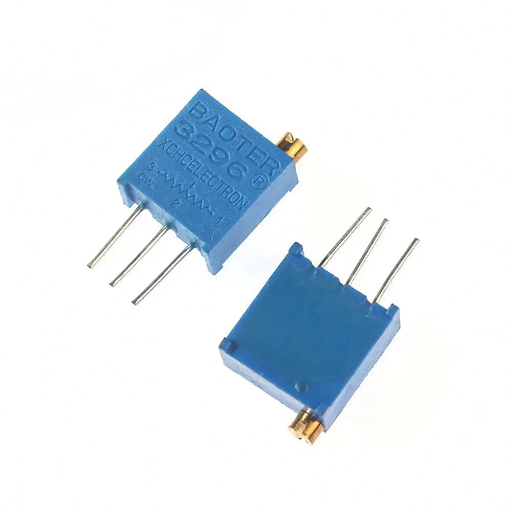 Trimmer Potentiometer Assortment Set 3296W 100R-1M Variable Resistor Kit 1K 2K 5K 10K 20K 50K 100K 200K 1M
