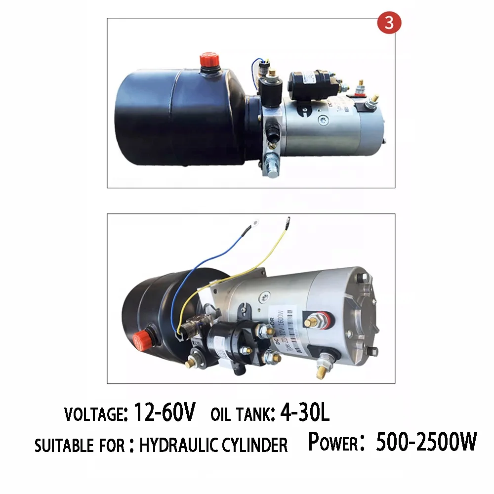 electric Hydraulic pump power unit  double-acting electric hydraulic pump for dumping system