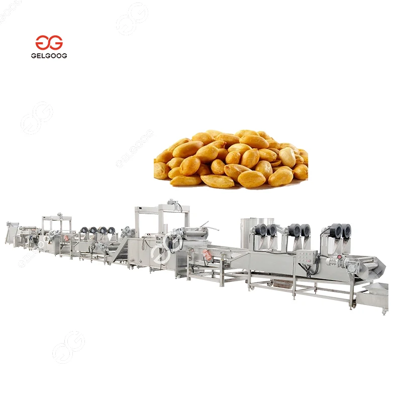 Gelgoog Industrial Best Price Broasted Broad Beans Groundnut Frying Machine