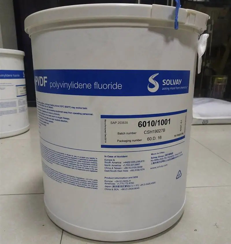 Solvay Solef 6008/0001 Polyvinylidene Difluoride/PVDF Virgin Pellet/Powder IN STOCK