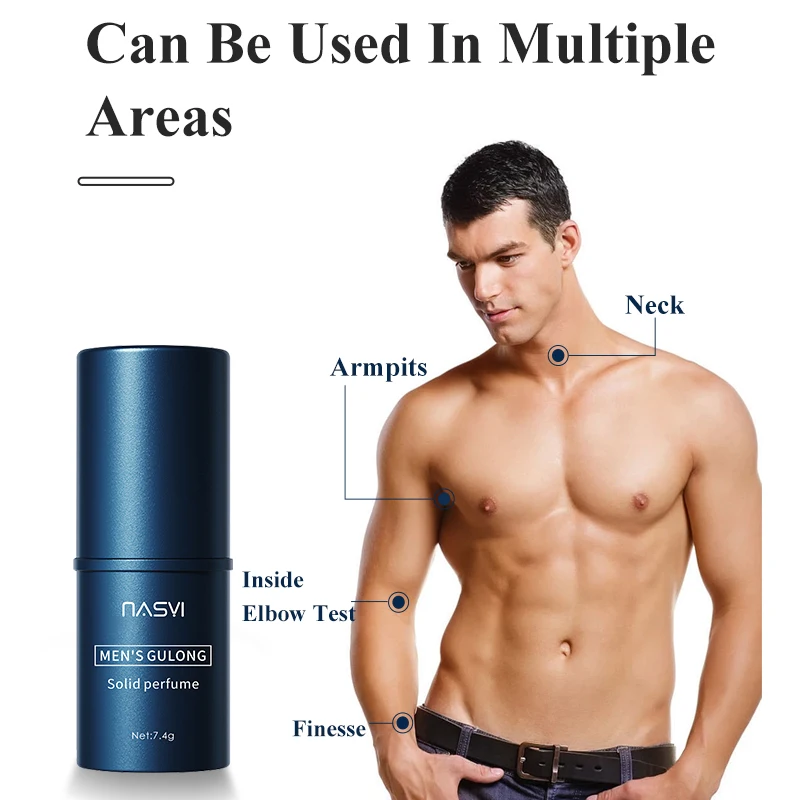 Private Label Customized Solid Perfume for Men 7.4g Portable Perfume Gel Long Lasting Fragrant GULONG Solid Balm