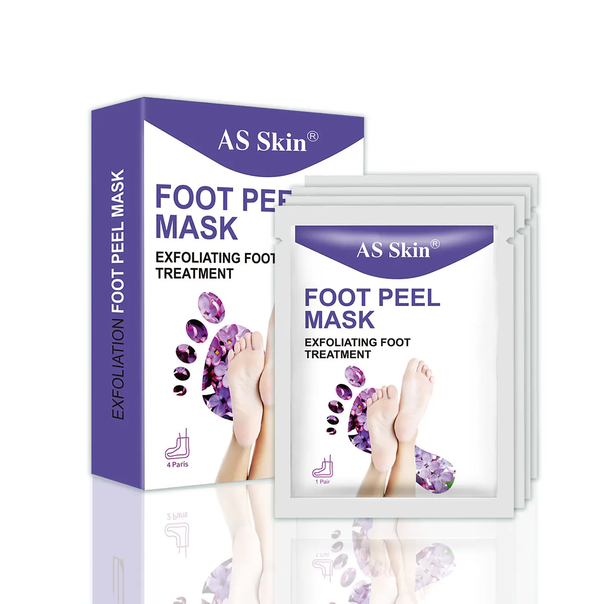 Wholesale Organic Moisturizing Exfoliating Footmask Sock Organic Plant Extracts Feet Peeling Baby Your Foot Skin Care Mask