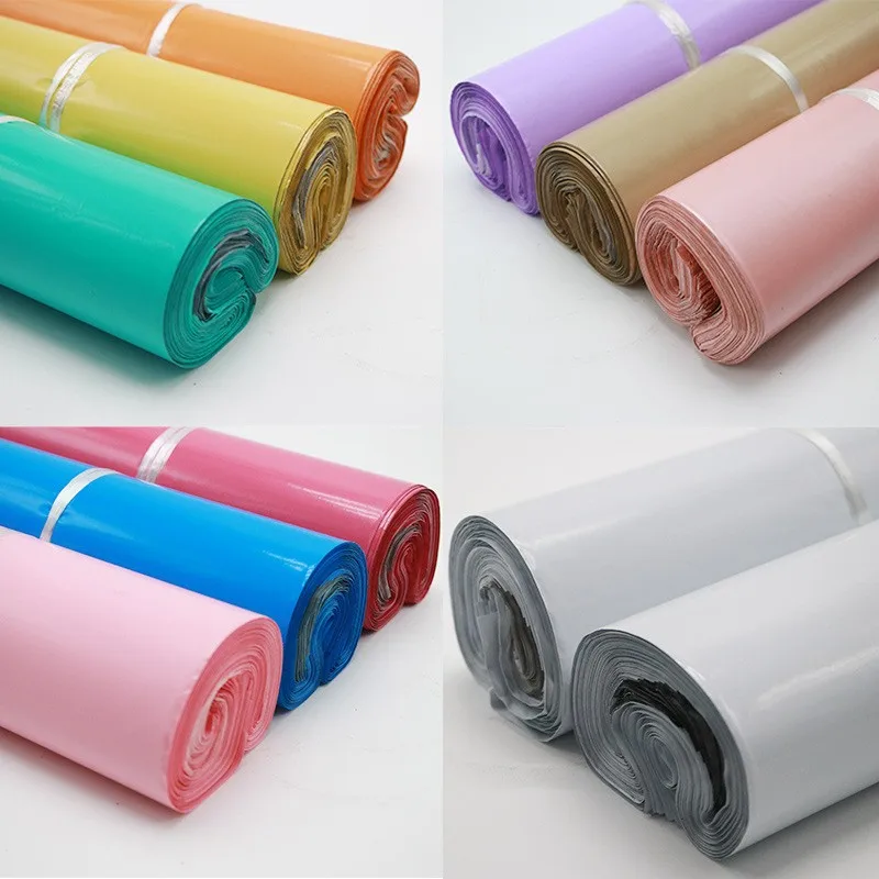 Custom Logo  Self-sealing Polly Mailer Express Mailing Packaging Plastic Bags for Garment Shipping