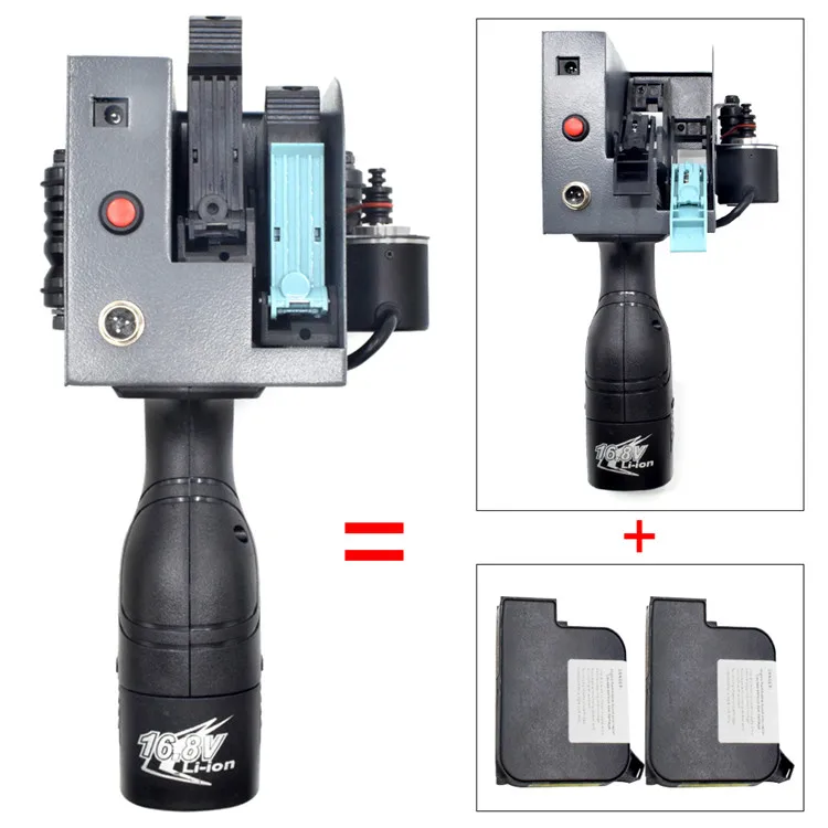 
Handheld Inkjet Printer multi-language Handjet Portable Printer printing height 2-25.4mm 