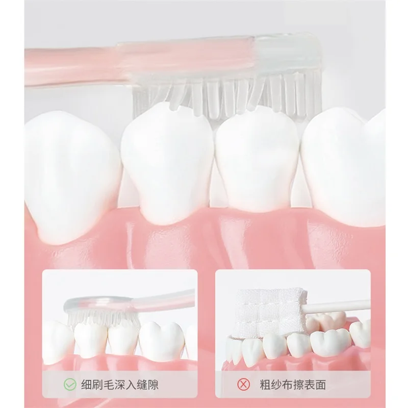 Customized High Quality Baby Training Toothbrush Set Infant Oral Cleaning Care Baby Manual Toothbrush Set