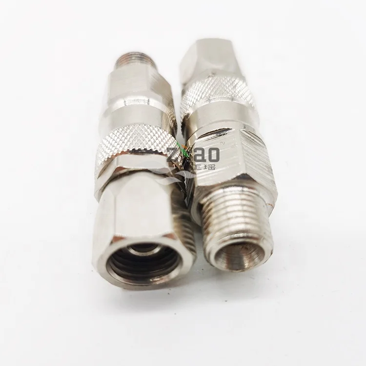 Swivel Joint 1/4-Inch Stainless Steel Rotary Joint High Pressure Airless Spray Gun Whip Hose Swivel for Paint Sprayers