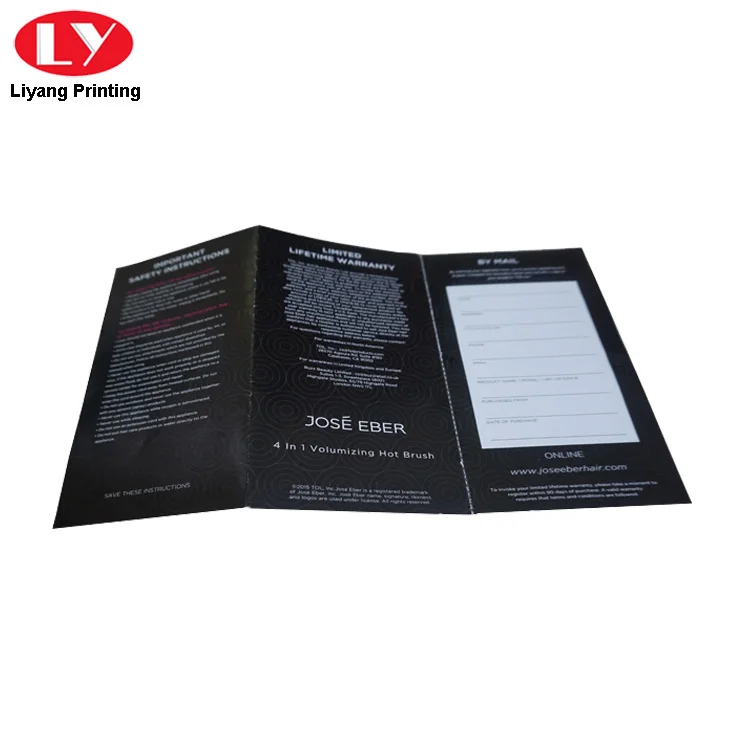 Custom Comb Manual Offset Print Art Paper Flyer Brochure Printing Services