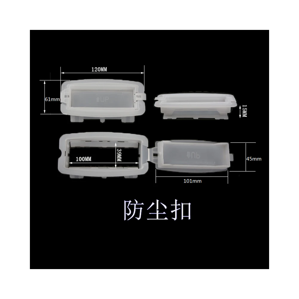 plastic handles for corrugated carrying packaging box  PP/PE/ABS Large Capacity and Portable Dust Buckle