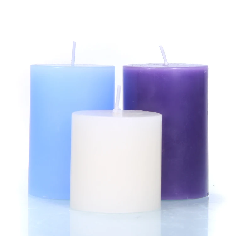 Religious Wedding Stick Candle Decoration Red And White Scented Paraffin Candle