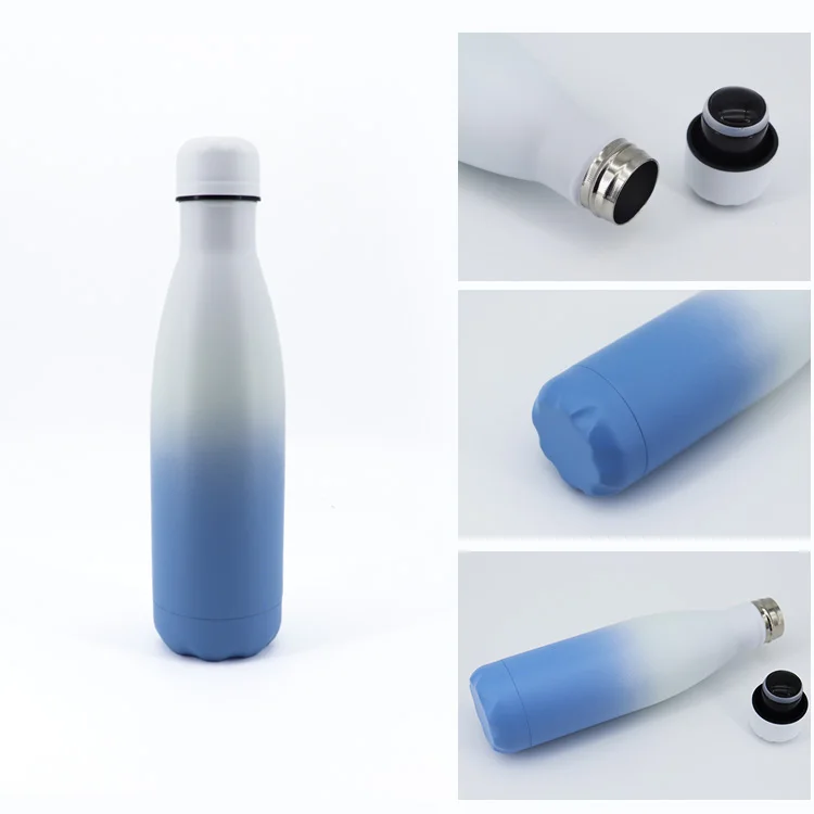 500ml Stainless Steel Hot Cold Portable Vacuum Flasks Cola Shape Water Bottle Drinking Bottle
