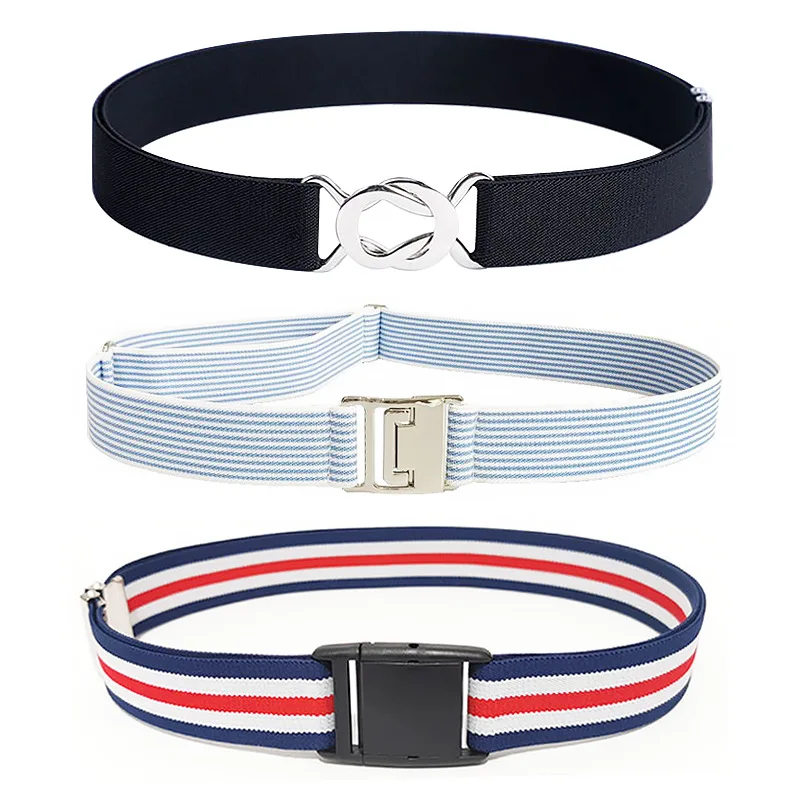 Wholesale Punch-Free Lazy Belt All-Match Elastic Jeans Belt Female custom Ornament Style Waist belt