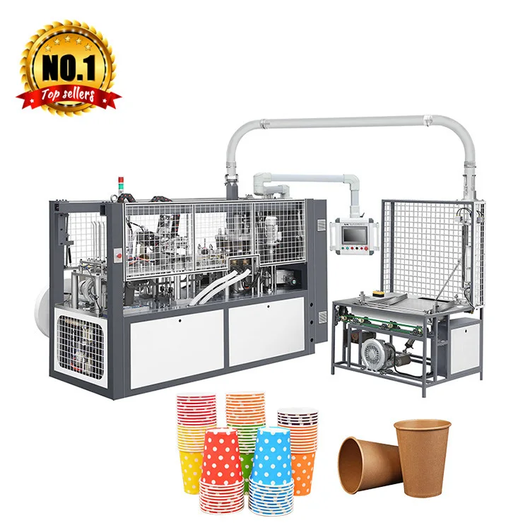 yugong recycling 3-16oz paper cup and plates manufacturing machine with printer australian hot sale