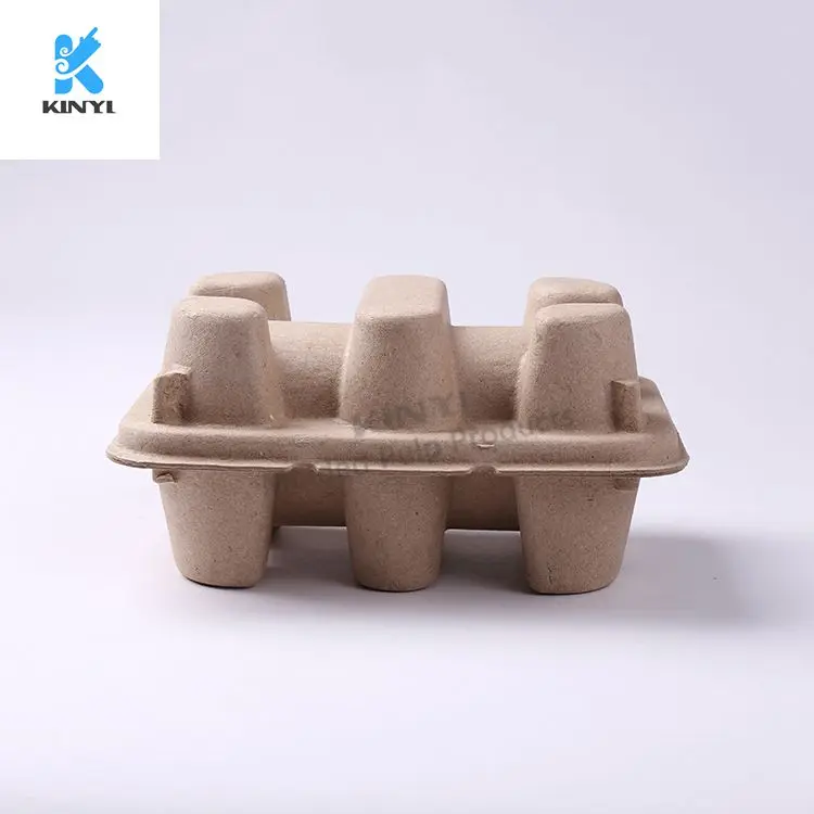 Custom eco friendly paper pulp molded packaging box