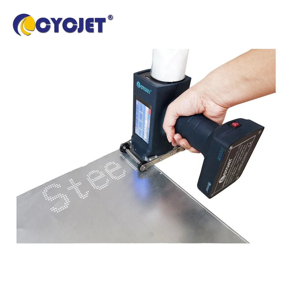CYCJET ALT 160 Plus steel structure hand held inkjet printer / steel pipe inkjet printer/ Industrial Concrete Printing Machine