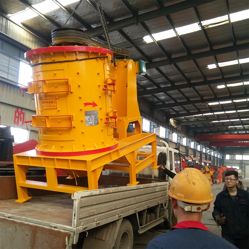 Iron Ore Plate Hammer Crusher Vertical Sand Making Machine for Basalt and River Pebble