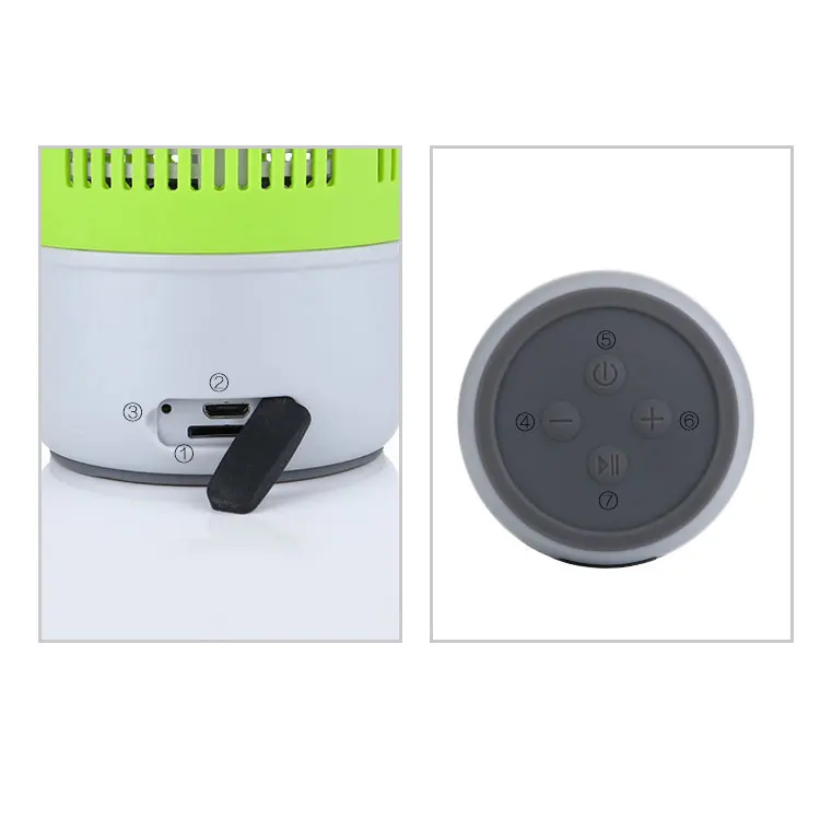 Factory price outdoor camping bicycle custom portable sport speaker wireless water bottle