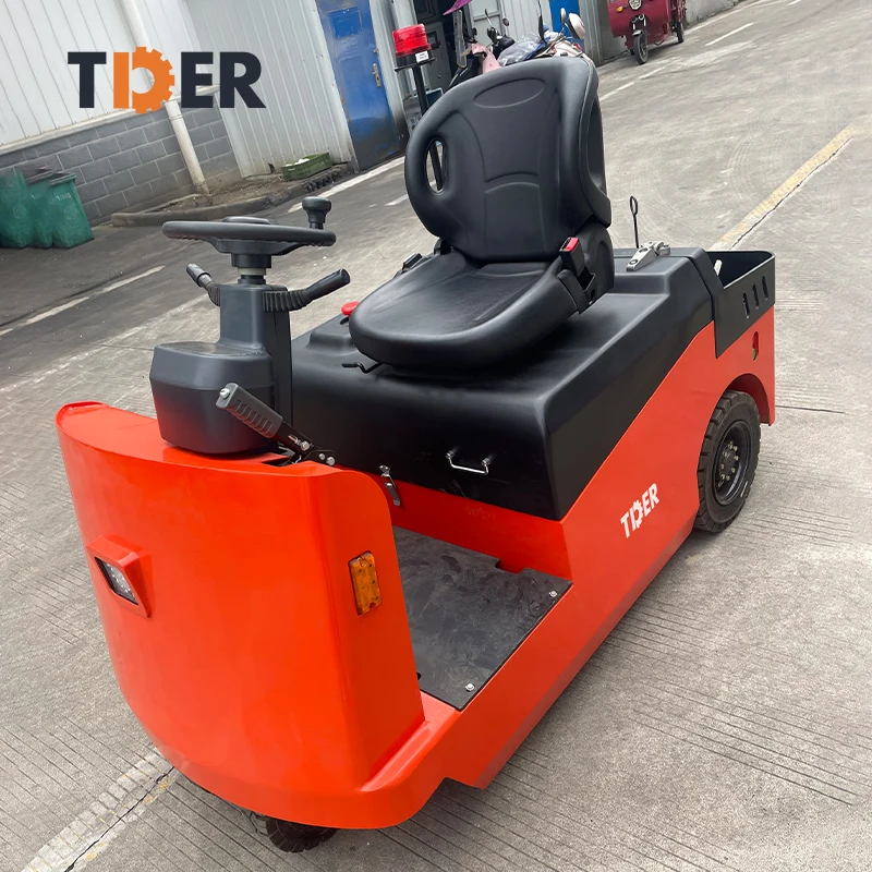 Tder New Aircraft Ground Luggage Tractor GSE Mini 24V Electric 4000kg 4 Ton Tow Truck with CE in Mexico