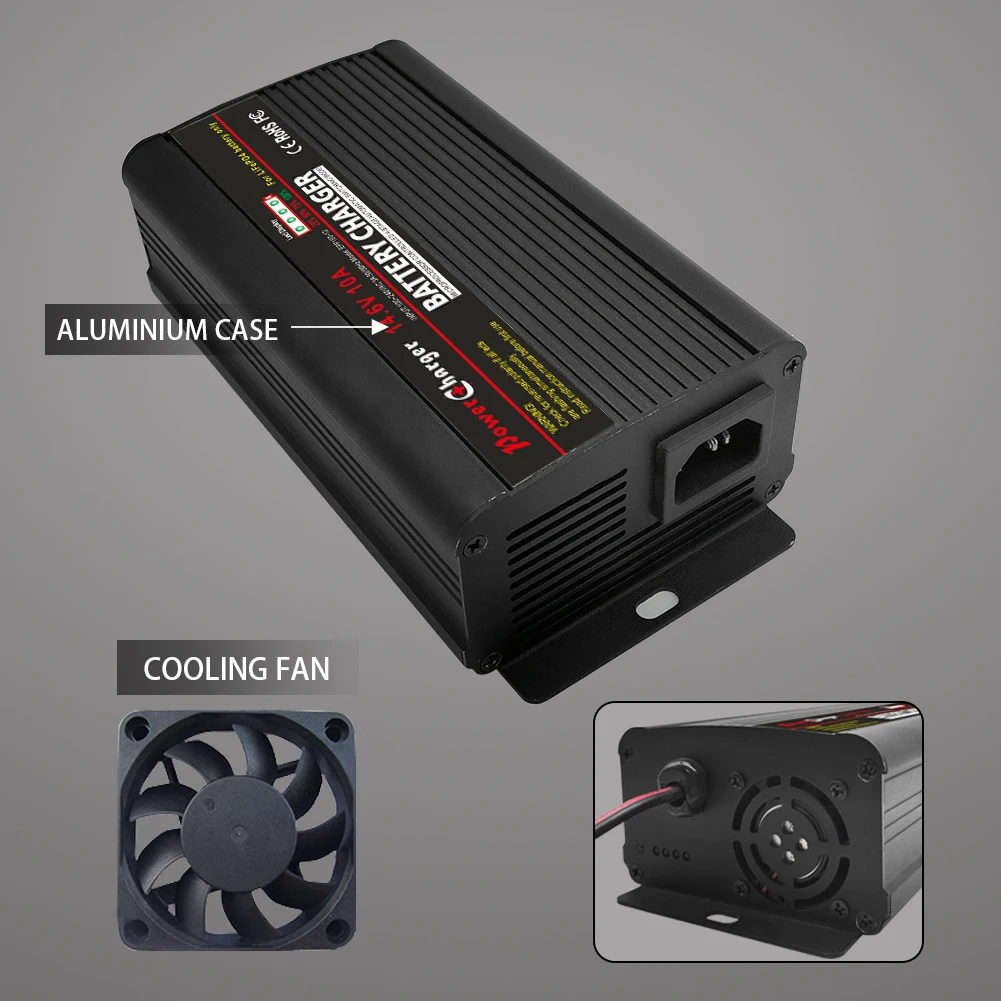 150W Smart battery charger 14.4V 10A lifepo4 Battery charger lipo