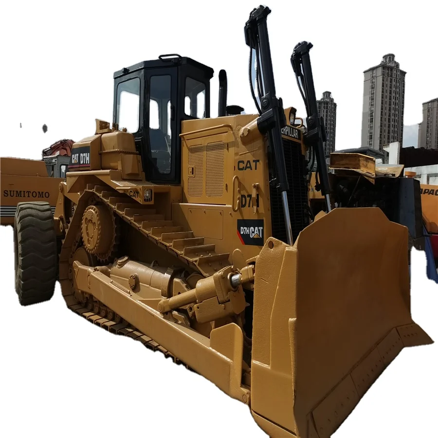 Б/у оригинальный двигатель и насос 23,6 Tweight 100%, японская строительная гусеница D7H, треугольный гусеничный бульдозер