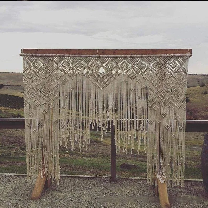 Nordic Outdoor Wedding Layout Decoration Background Large Tapestry Western Wedding Decoration Banquet Party