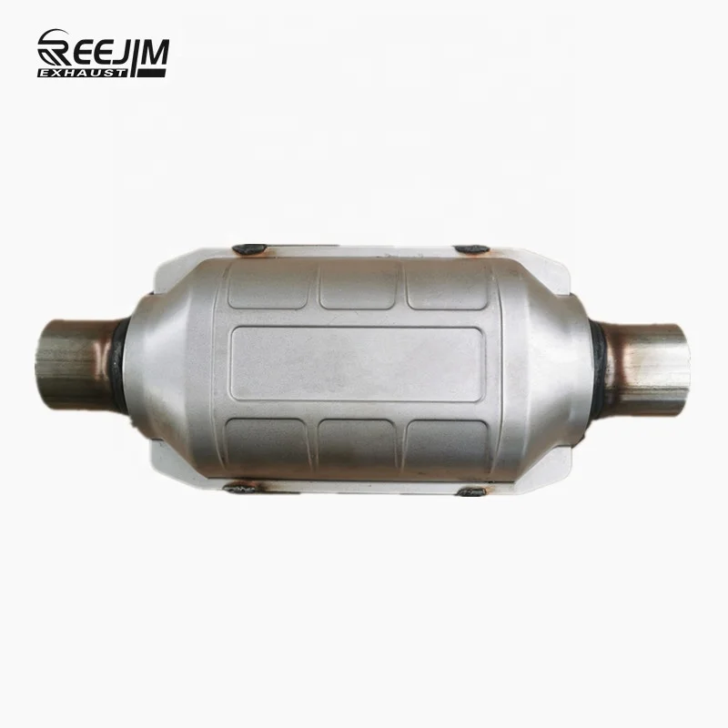 
Three way Oval Universal Catalytic Converter with ceramic substrate LL-0219-1 