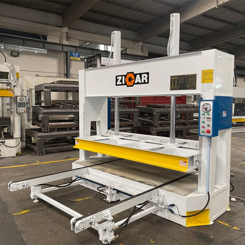 ZICAR commercial cold press machine woodworking machine high pressure 6m plywood 50t cold press machine