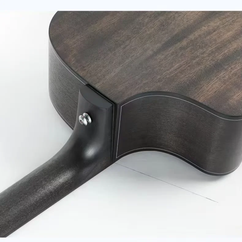 2024 New Style Factory Direct Delivery Wholesale Price 6 strings 40' Handmade Vintage Matte Natural Flame Acoustic Guitar