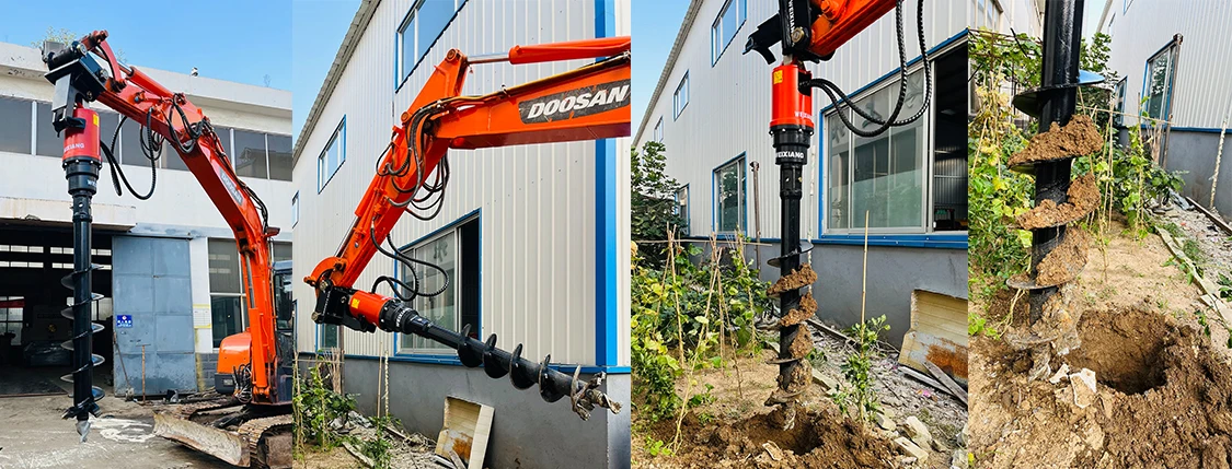 High Torque Auger Drive Soil Auger for Digging Soil Auger