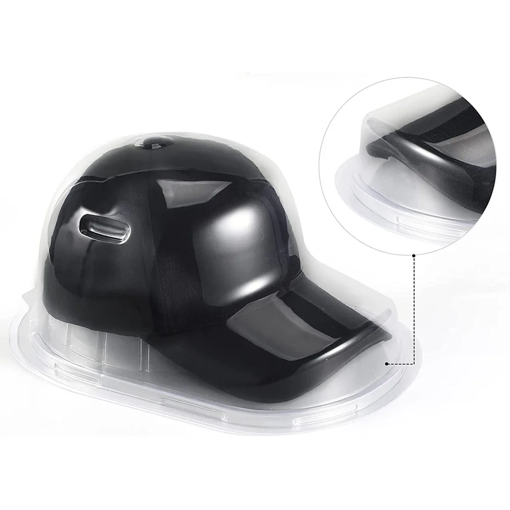 Factory Clear Vacuum Forming Plastic Clamshell Tray Disposable PET/PP/PVC Blister Pack Box for Baseball Hat Toys