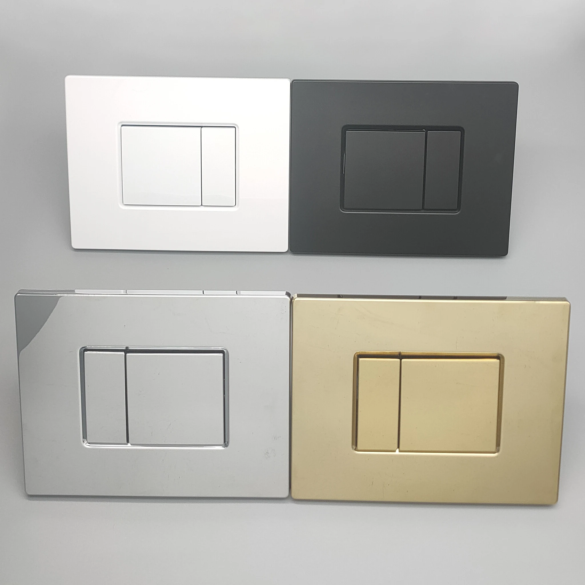 Hot sales Touch tank panel  fits for double  press flush tank  easy use  for concealed mechanism water tank flush board