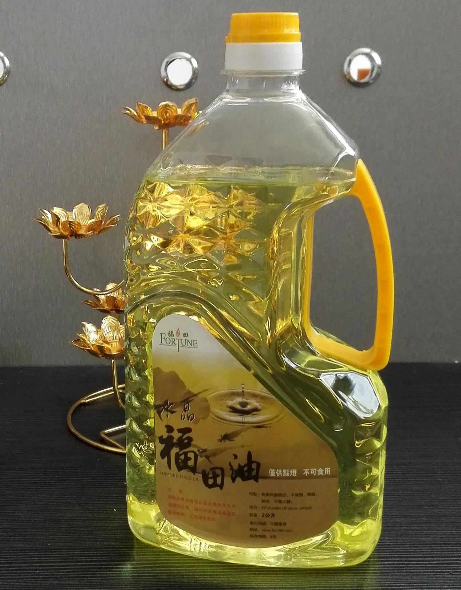 Creative glass oil lamp household glass candlestick candle