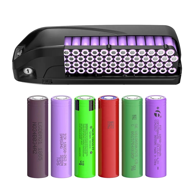 Customize 36v 48v down tube lithium battery 18650 ebike battery electric bicycle battery for sales