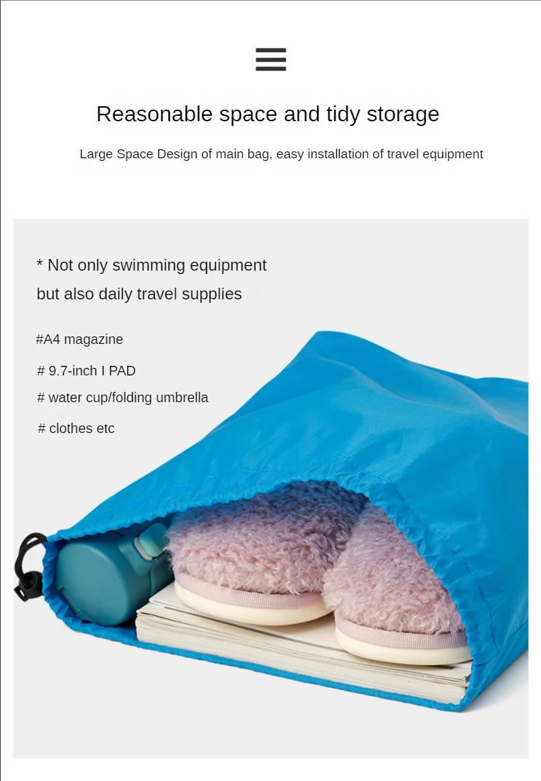 New Desgin Backpacks Bags Waterproof 420d Polyester Sport Drawstring Backpack Bag With