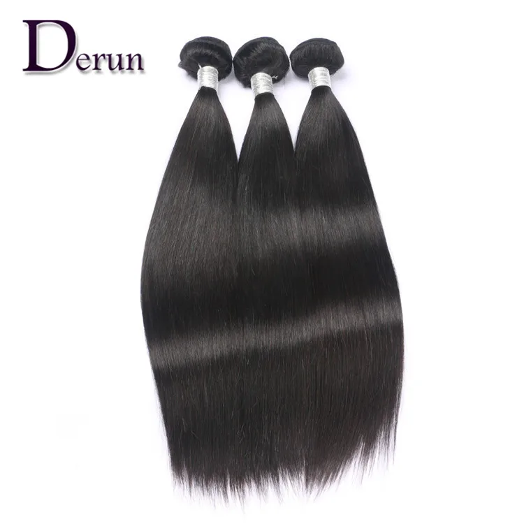10A Grade 100% Cuticle Aligned Hair Hair Weaving Bundles High Quality Virgin Remy Indian Natural Black Silky Straight 8A 9A 10A