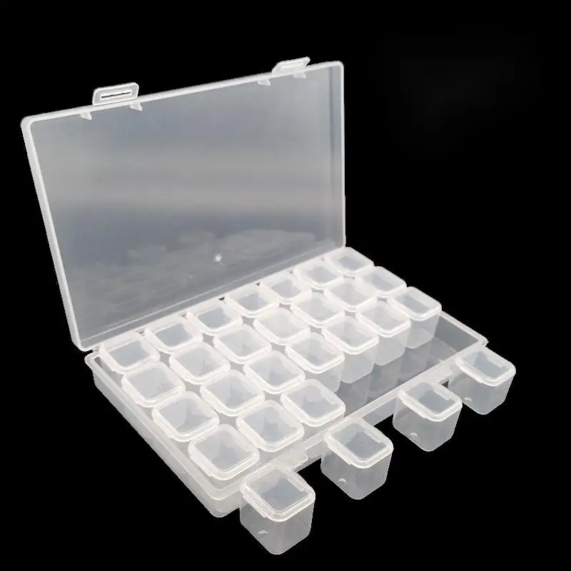 Storage Box Diamond Painting Roller Tools Diamond Point Drill Pen Drilling Mud Turn Drill Plate Accessories Kits Sets