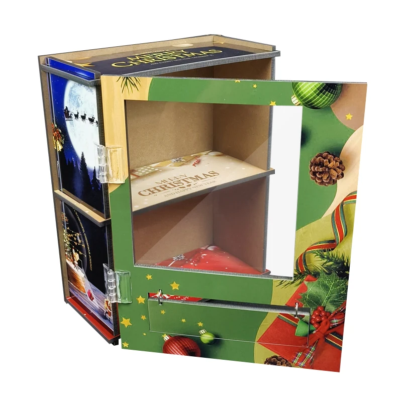 Hot Selling Personalized White Plain MDF Gift Box Storage Sublimation Blank Mini Wooden Vending Machine