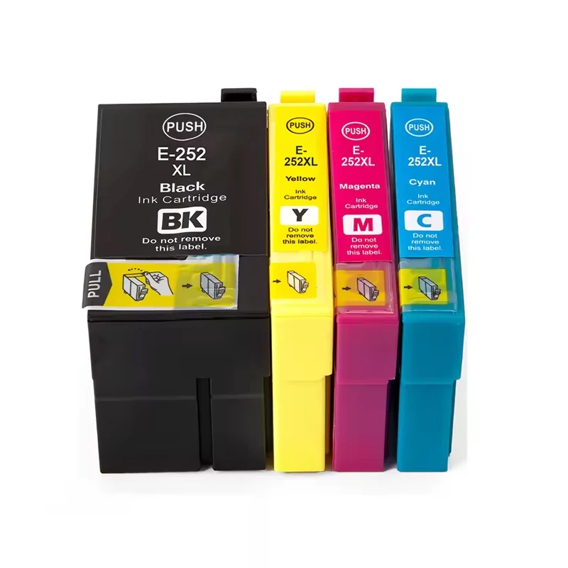 T 252 XL 252XL T252XL 254XL T2541XXL Premium Compatible Color Inkjet Ink Cartridge for Epson WF7610 WF-7620 Printer