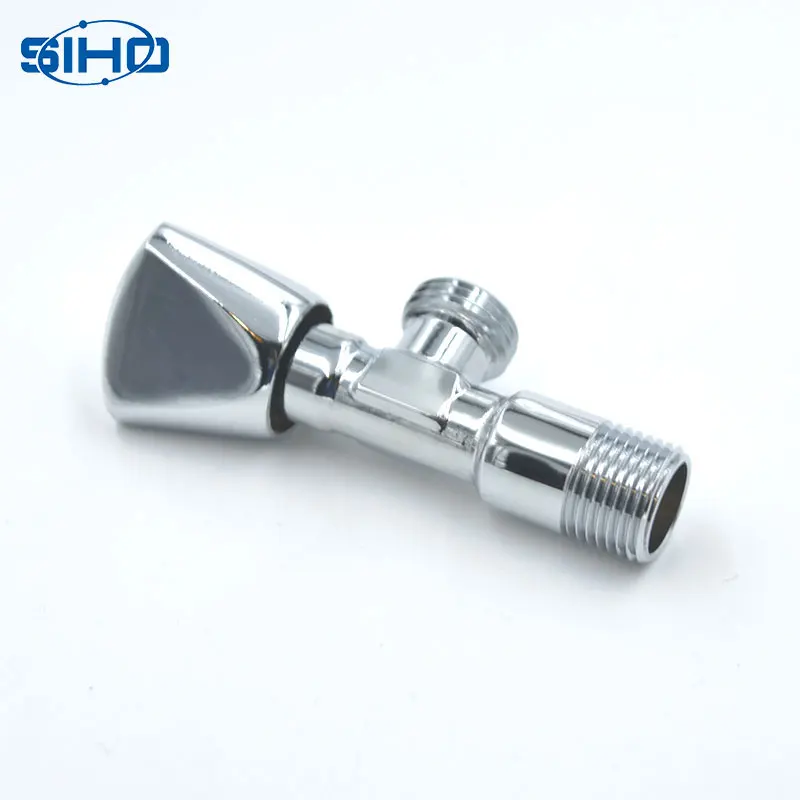 Оптовая продажа с завода, Цинковый угловой клапан с ручкой