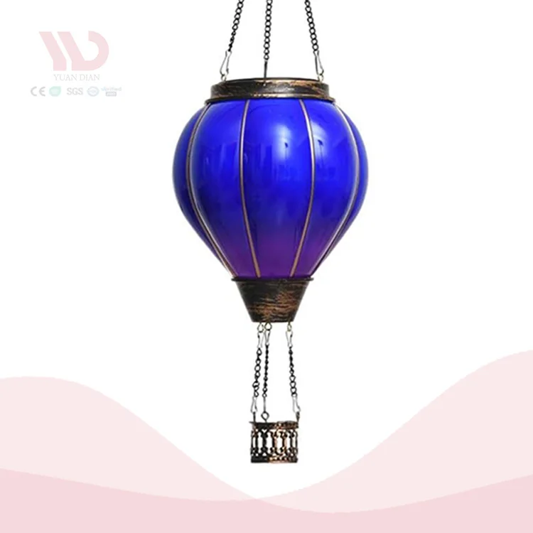 Уличный садовый водонепроницаемый пластиковый синий фиолетовый градиентный светодиодный фонарь с пламенем на солнечной батарее