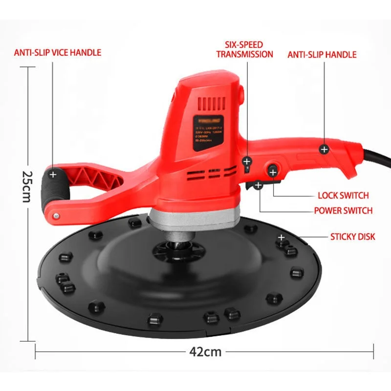 Portable automatic concrete cement wall plastering machine polishing machine