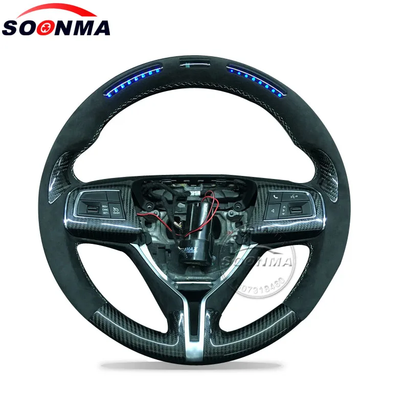 Carbon Fiber Steering Wheel Fit For Amg Mercedes-benz W204 W205 W211 Amg Gle Cla 2018-2020