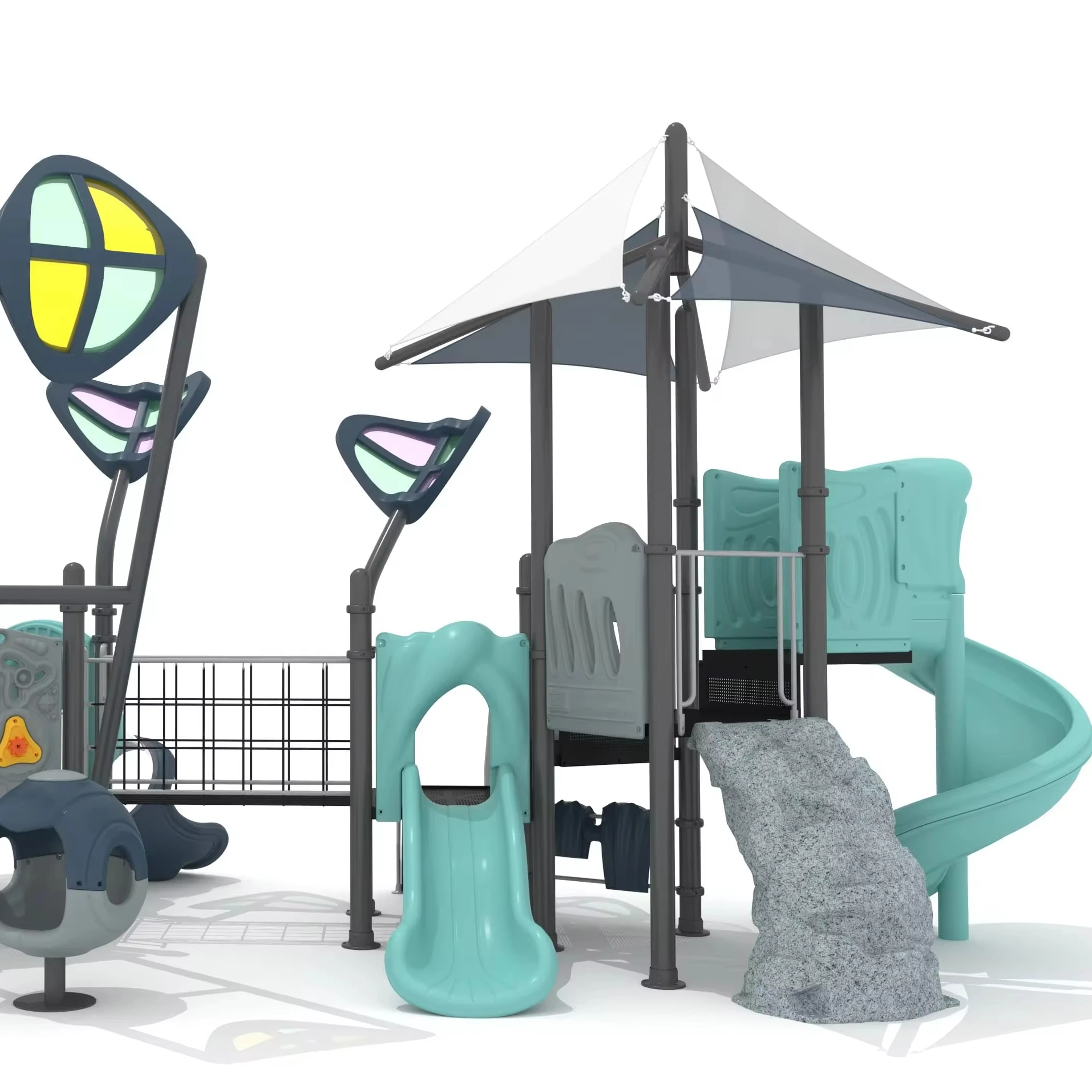 2024 KAIQI New Large Outdoor Amusement Equipment Amusement Park Facilities Playground Outdoor