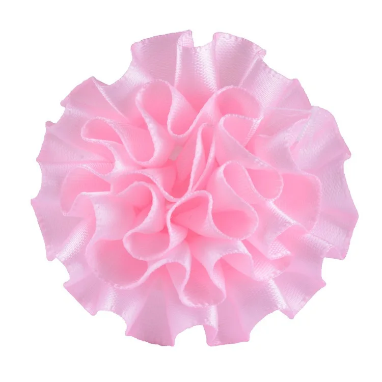 Custom high quality carnation ribbon flower decorative for dress