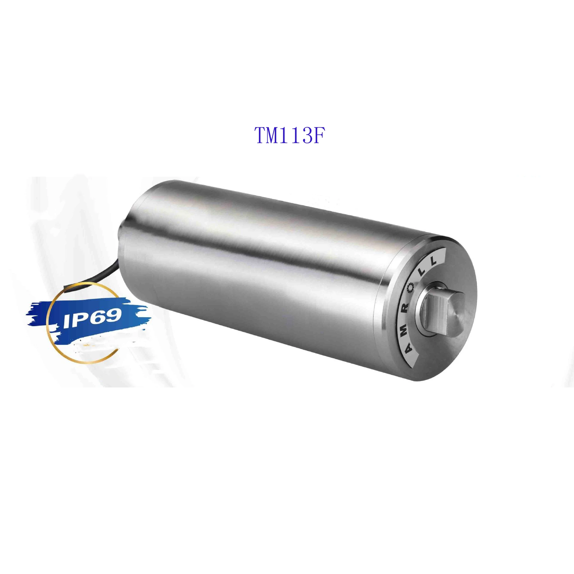 TM1113F belt conveyor food grade stainless steel electric drum polyurethane coating drum