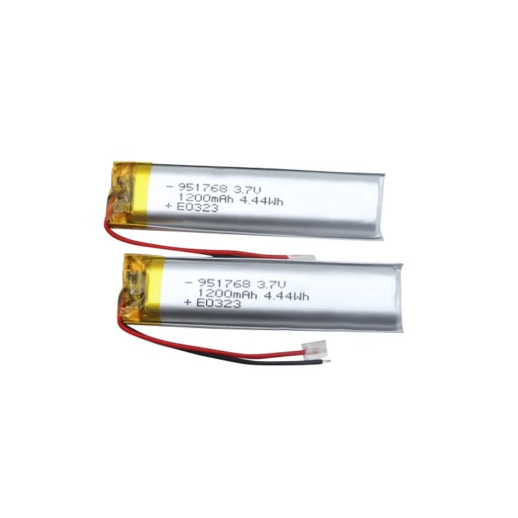 China wholesale 951768 rechargeable 1200mAh 3.7v lithium polymer battery