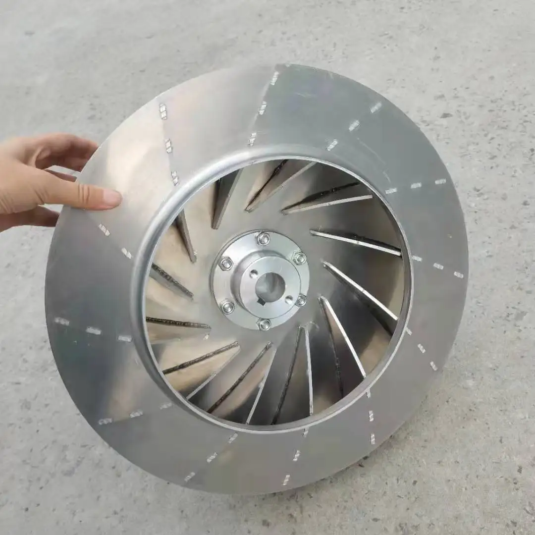 China supplier stainless steel air centrifugal fan blower wheel impeller